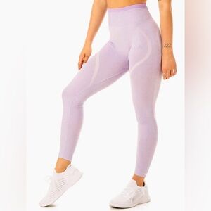 RYDERWEAR Excel Seamless High Waisted Leggings in Lavender